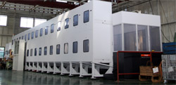 ＦＭＳ横型マシニングセンター4台連結32パレット