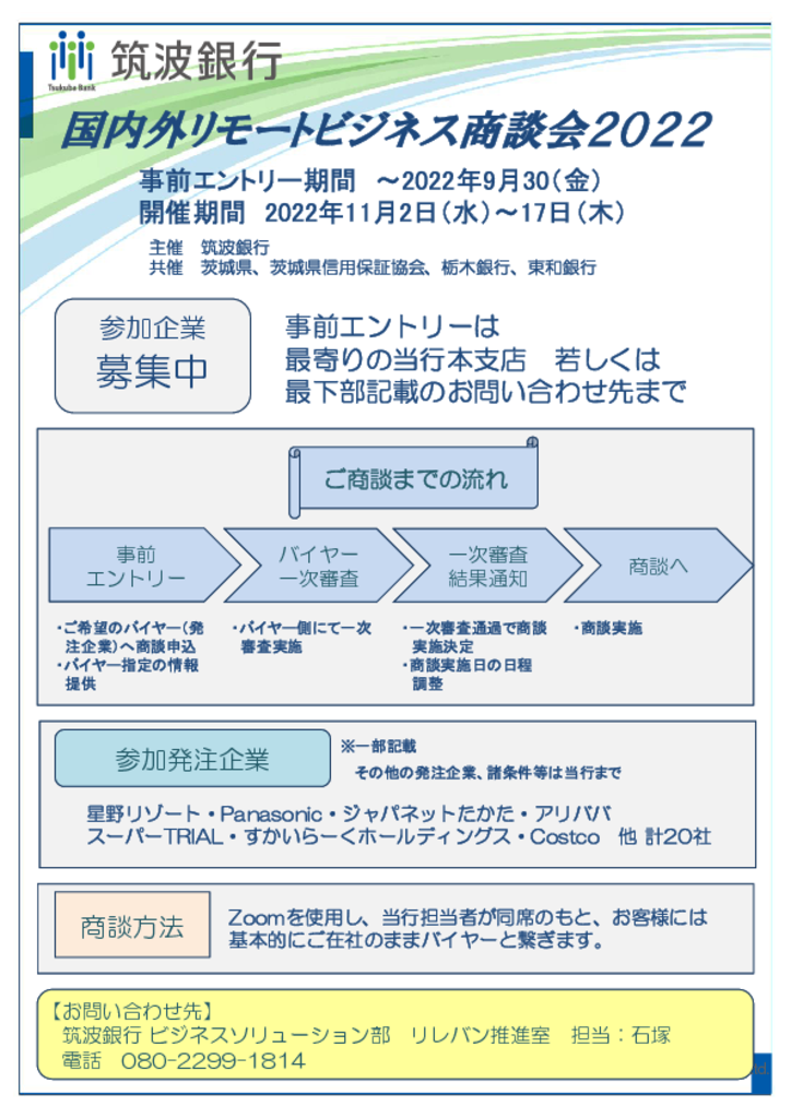 商談会チラシのサムネイル