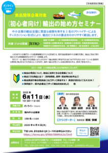 6月11日「初心者セミナー」チラシのサムネイル